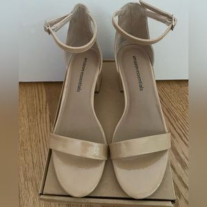 Amazon Essentials Blush Ankle Strap Sandals